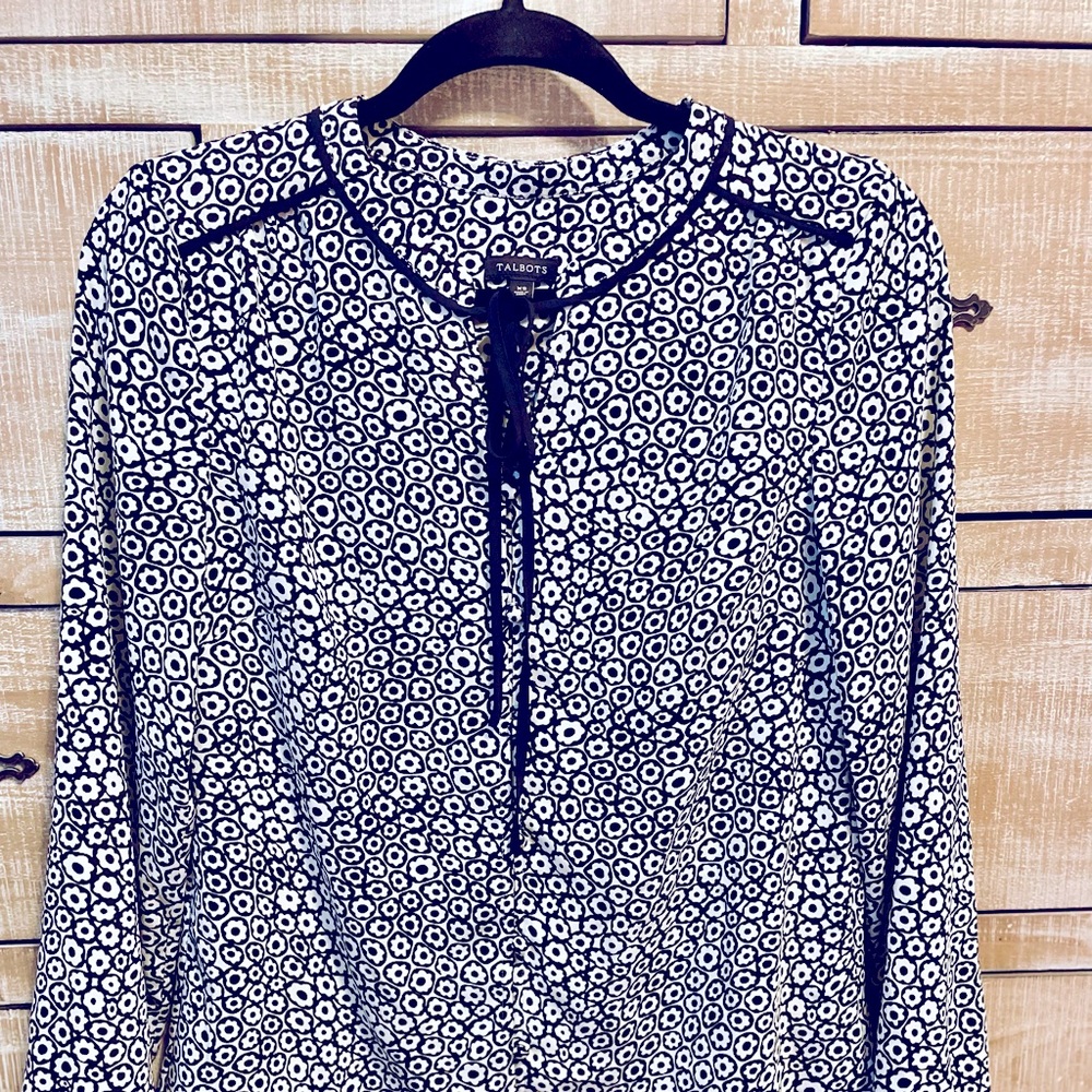 Talbots long sleeve blouse